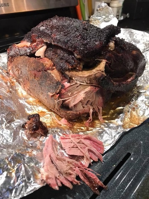 Backyard barbecue expert Jeff Osborne's favorite meat smoke is a Boston butt.