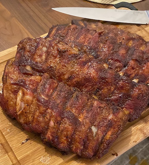 Fourth of July ribs made with Iberian pork